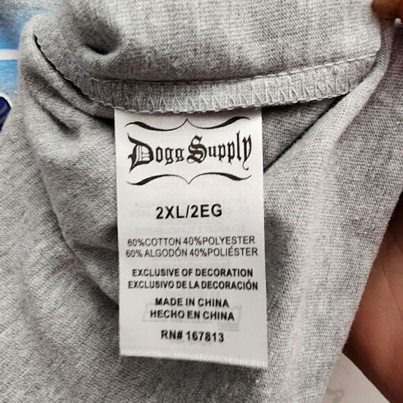 Nwt Dogg Supply by Snoop Dogg Unisex Men's Women's Sleeve Graphic Tee, Size 2XL - Picture 7 of 7